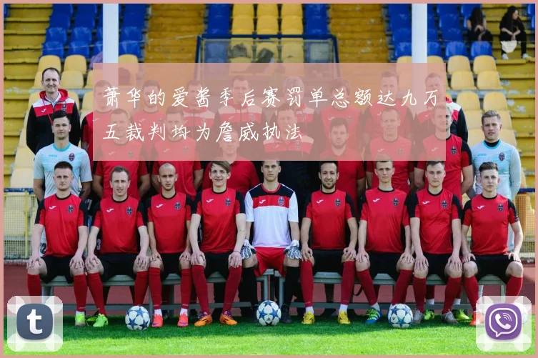 萧华的爱酱季后赛罚单总额达九万五裁判均为詹威执法